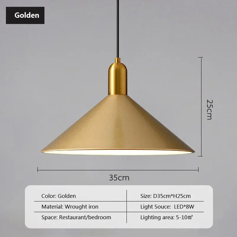 Modish Luminova Nordic Pendant Lamp - DECOR MODISH Balck / Cold White DECOR MODISH Balck / Cold White