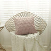 3D Rhombus Cushion Cover - DECOR MODISH 19.68 x 19.68 in / Bean Pink DECOR MODISH 19.68 x 19.68 in / Bean Pink