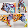 Colorful English bulldog Sculpture - DECOR MODISH