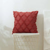 3D Rhombus Cushion Cover - DECOR MODISH 19.68 x 19.68 in / D-Wine Red DECOR MODISH 19.68 x 19.68 in / D-Wine Red