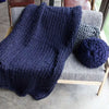 100% Hand Knitted Chunky Acrylic Blanket - DECOR MODISH