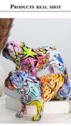 Colorful English bulldog Sculpture - DECOR MODISH