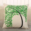 Happy Tree Linen Through Pillow Case - DECOR MODISH