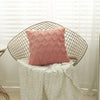 3D Rhombus Cushion Cover - DECOR MODISH 19.68 x 19.68 in / Coral Red DECOR MODISH 19.68 x 19.68 in / Coral Red