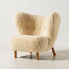 Simple Modish Style Lambswool Chair and Tatami - DECOR MODISH White DECOR MODISH White