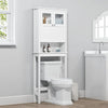 Modish Solid Wood Over-The-Toilet Storage Cabinet - White - DECOR MODISH white / United States DECOR MODISH white / United States
