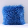 Real Mongolian Tibetan Lambskin Cushion Cover Long Curly Fur Pillow Case - DECOR MODISH