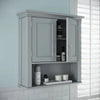 Home Somerset Collection 2-Door Bathroom Storage Wall Cabinet - DECOR MODISH Gray / United States DECOR MODISH Gray / United States