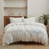 100% Linen Bedding Set 3pcs for King, Queen, Full, and Twin Beds - DECOR MODISH Tan / Queen size 3pcs DECOR MODISH Tan / Queen size 3pcs