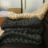 Chic CozyKnit Chunky - Handmade Winter Wool Blend Blanket - DECOR MODISH