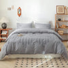 Simple&Opulence 100% Cotton Bedding Set 3Pcs Washed Comforter Boho Breathable Queen King Size Duvet Cover Bed Sheet Pillow Shams DECOR MODISH