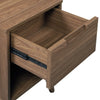 Mainstays Modern 1 Drawer Bedroom Nightstand, Brown Walnut DECOR MODISH