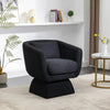 Swivel Comfy Accent Chair, Caramel - DECOR MODISH Black / United States DECOR MODISH Black / United States