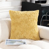 RabbitFur Decor Pillowcase - DECOR MODISH 17.72 x 17.72 in / Yellow DECOR MODISH 17.72 x 17.72 in / Yellow