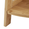 Linon Harding 3-Shelf Bathroom Corner Bookcase, Natural Bamboo Finish DECOR MODISH