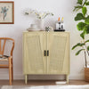 Rustic Wood Style Panel Living Room Cabinet - DECOR MODISH