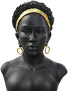 Resilient Grace: Hand Painted African Lady Bust - DECOR MODISH B-1 DECOR MODISH B-1