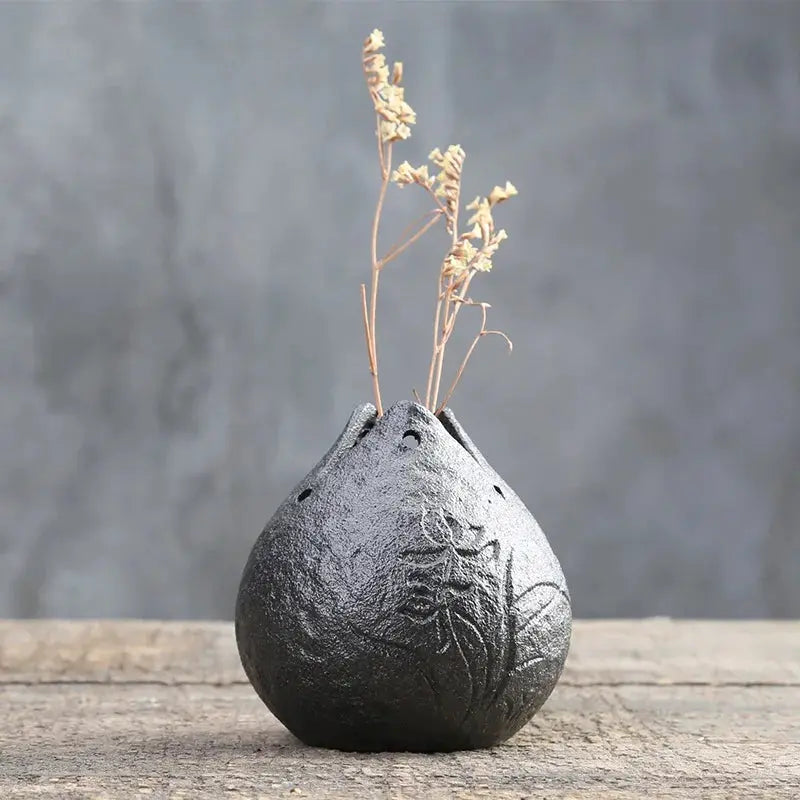 Stoneware Chinese Style Ceramic Vase - DECOR MODISH B / United States DECOR MODISH B / United States