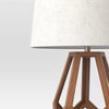 Large Wood Geo Assembled Table Lamp - Threshold，Light Bulbs Not Included DECOR MODISH