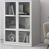 OEIN Metal Display Bookcase - Modish Style - DECOR MODISH White 47.637×31.4961s×15.748inches 3 DECOR MODISH White 47.637×31.4961s×15.748inches 3