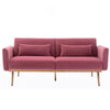 Velvet  Sofa , Accent sofa .loveseat sofa with  metal  feet - DECOR MODISH