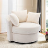 Modern Akili swivel accent chair barrel chair for hotel living room / Modern leisure chair - DECOR MODISH