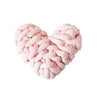 DUNXDECO Heart Pillow Knots Cushion - DECOR MODISH A / 11 x 10.6 in DECOR MODISH A / 11 x 10.6 in