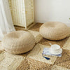 Natural Straw Round Pouf Tatami Cushion - DECOR MODISH