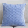 Plush Comfort Cushion Cover - Soft and Cozy Square Pillowcase - DECOR MODISH Light Blue DECOR MODISH Light Blue