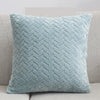 Plush Comfort Cushion Cover - Soft and Cozy Square Pillowcase - DECOR MODISH Lake Blue DECOR MODISH Lake Blue