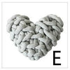 DUNXDECO Heart Pillow Knots Cushion - DECOR MODISH E / 11 x 10.6 in DECOR MODISH E / 11 x 10.6 in