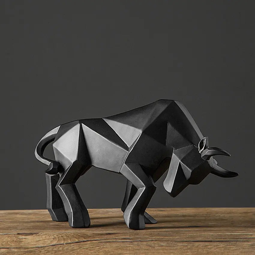 Red Bull Sculpture: Nordic Tabletop Figurine - DECOR MODISH