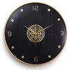 Nordic Timepiece - Minimalist Metal Wall Clock - DECOR MODISH BLACK / 35.5 cm DECOR MODISH BLACK / 35.5 cm