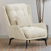 Simple Nordic Retro Corduroy Living Room Chairs - DECOR MODISH White DECOR MODISH White