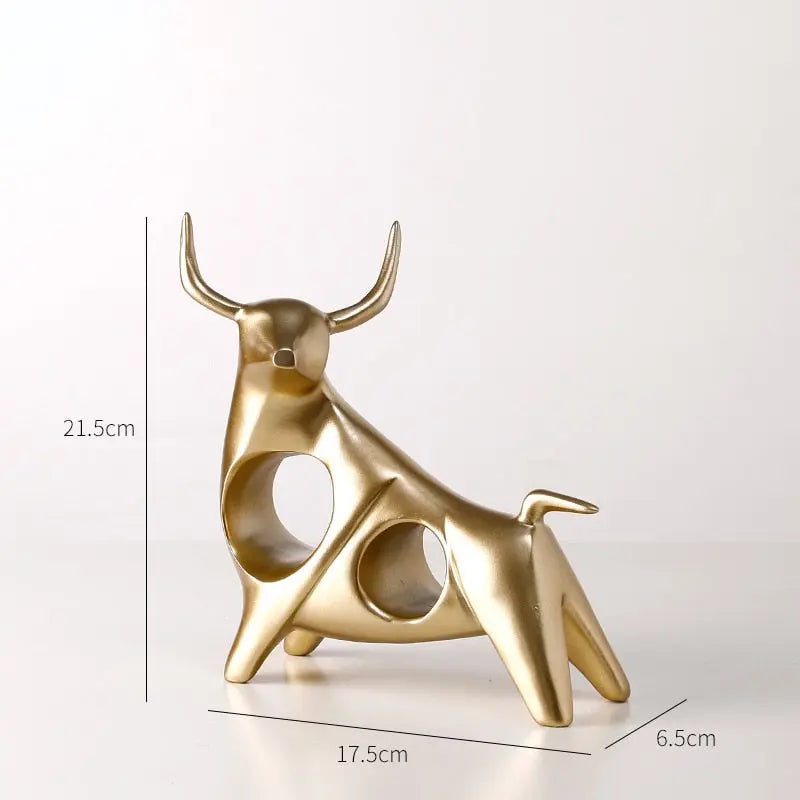 Decorative Bull Sculpture - DECOR MODISH