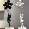 Banksy Flying Balloons Girl Sculpture - DECOR MODISH