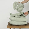 100% Washed Linen Sheet Set 4pcs Natural Flax - DECOR MODISH