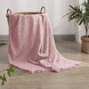 Simple&Opulence 100% Cotton Winter Warm Throw Blanket - DECOR MODISH Pink / 50x60 inch DECOR MODISH Pink / 50x60 inch