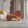 Scandinavian Designer Lazy Susan Casual Recliner Ins Tongue Sofa Chair - DECOR MODISH Orange DECOR MODISH Orange