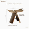 Nordic Danish Creative Design Chair Butterfly Stool - DECOR MODISH