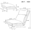Foldable Reclining Leisure Chair Single Functional Chair - DECOR MODISH
