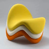 Scandinavian Designer Lazy Susan Casual Recliner Ins Tongue Sofa Chair - DECOR MODISH Yellow DECOR MODISH Yellow
